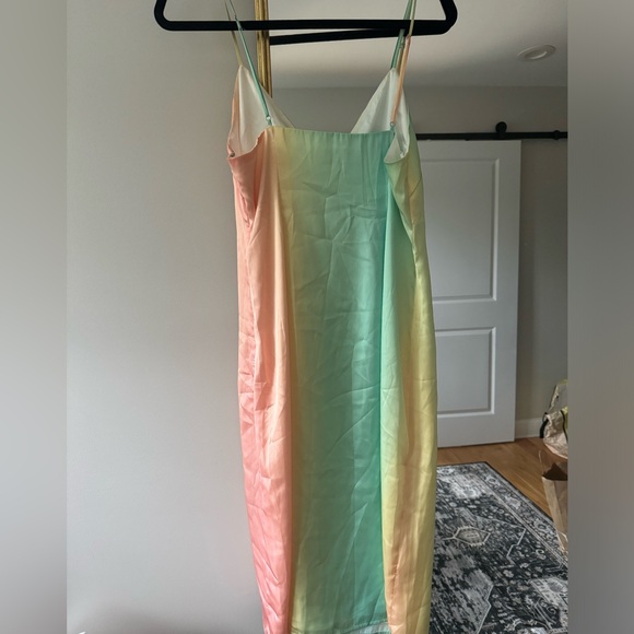 Song of Style Midi Satin Dress - Picture 5 of 5